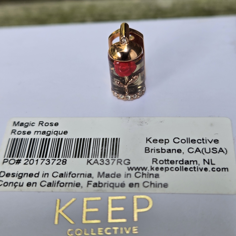 KEEP COLLECTIVE Magic Rose Charm NIB